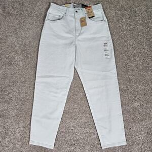 Levis Silvertab Jeans Womens 31x27 Blue High Waisted Mom Tapered Skater Indie